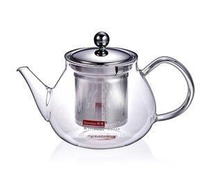 INPHIC-700ml 不鏽綱內膽過濾玻璃茶壺泡茶壺花草茶沖茶器