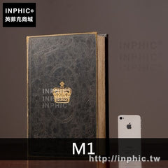 INPHIC-擺件書架書房美式裝飾品懷舊模擬書復古鄉村擺設道具書辦公室-M1