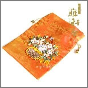 INPHIC-中國風手繡穿花風格 佛珠配套用錦袋 手鏈袋 收口袋