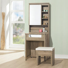 INPHIC-Eve 夏娃仿古色2尺鏡臺〔含椅〕