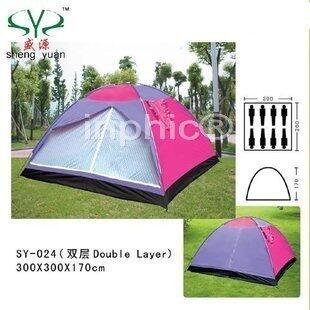 INPHIC-旅行者野外休閒單層8人帳篷防潮墊燈024款@