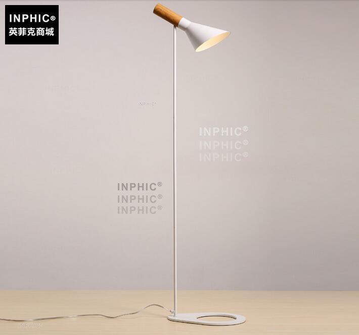 INPHIC-北歐木藝落地燈現代簡約客廳臥室書房led護眼鐵藝個性立式落地燈-B款