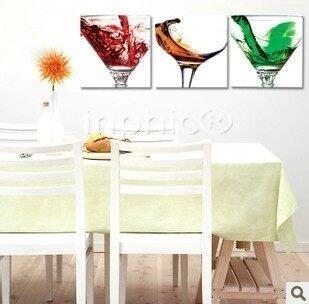 INPHIC-現代時尚餐廳無框畫 浪漫酒杯壁畫 酒吧裝飾畫 牆壁畫 飯店