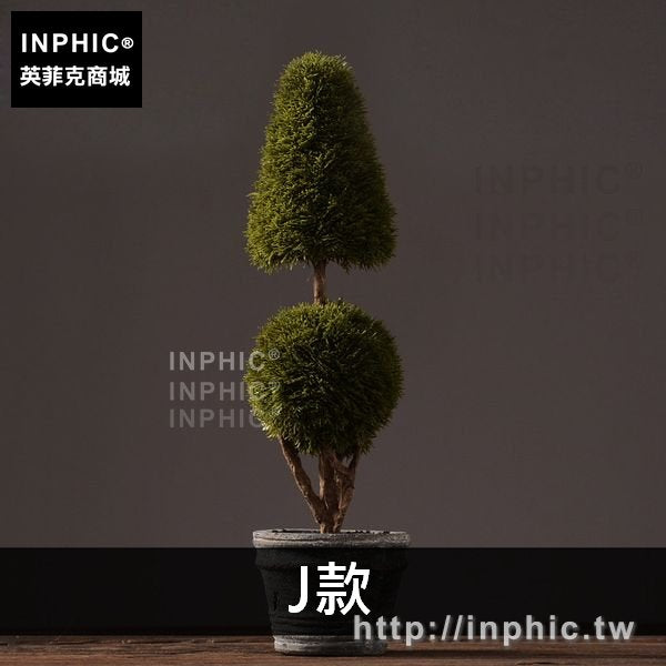 INPHIC-模擬擺設咖啡廳北歐盆栽裝飾品主題餐廳擺件家居綠色植物美式-J款