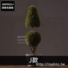 INPHIC-模擬擺設咖啡廳北歐盆栽裝飾品主題餐廳擺件家居綠色植物美式-J款