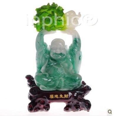 INPHIC-樹脂工藝擺件 笑面羅漢 福地生財 舉財羅漢 家居 擺件