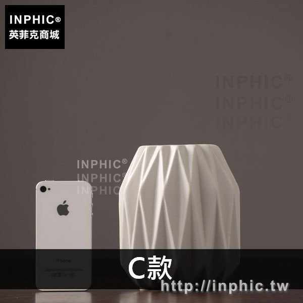 INPHIC-客廳裝飾品北歐家居陶瓷花瓶插花結婚電視櫃擺件餐桌-C款