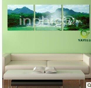 INPHIC-無框畫山水風景畫現代客廳裝飾畫牆畫壁畫掛畫山清水秀