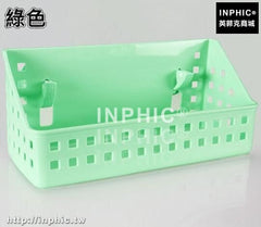 INPHIC-廚房水槽置物架衛生間收納架壁掛浴室角架洗手間廁所置物架瀝水架-綠色