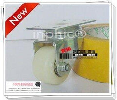 INPHIC-1.5吋加厚高強度尼龍輪 雙軸承 腳輪萬向輪 耐磨家具輪 小輪子1包10個
