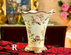 INPHIC-歐式現代時尚 彩繪花卉陶瓷花瓶花器  裝飾花器擺飾