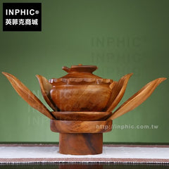 INPHIC-東南亞泰國擺飾擺設工藝品蓮花桌面裝飾居家飾品木雕客廳