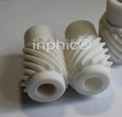 INPHIC-45度交錯齒 斜齒輪 相交咬合 定做加工四氟齒輪 塑鋼齒輪