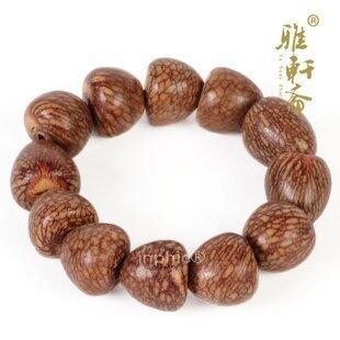INPHIC-避邪行財避邪增慧 金絲果菩提子佛珠 款 18mm手鏈