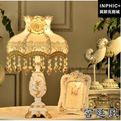 INPHIC-臥室床頭燈調光檯燈歐式田園-宮廷風