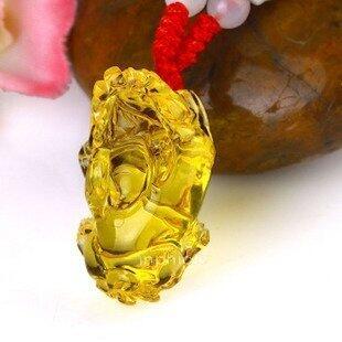 INPHIC-天然琥珀吊墜 掛件避邪貔貅吊墜 保平安項鏈