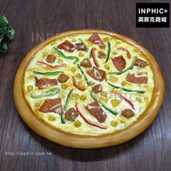 INPHIC-仿真西餐廳9寸披薩模型水果披薩模型牛肉起司披薩訂做