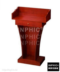 INPHIC-木制演講迎賓臺禮賓臺泊車臺服務臺 婚慶禮儀發言臺 晚會講臺