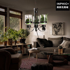 INPHIC-玻璃花草工業裝飾燈北歐陽臺簡約吊燈現代餐廳