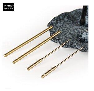INPHIC-香爐 香針煙針 沉香片煙絲螺旋式銅針 銅煙絲針 煙片煙條伴侶 煙插-香針煙絲針氣孔錐