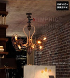 INPHIC-工業loft酒吧複古美式燈飾酒店別墅風扇吊燈
