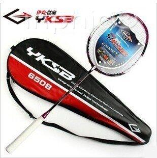 INPHIC-羽毛球拍羽拍 6508超剛性 全CARBON羽拍藍色1支裝