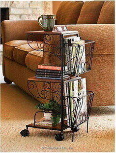 INPHIC-鐵藝 雜誌架 書報架 擱板架 置物架 報紙架 儲物