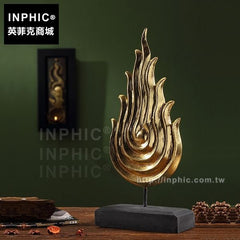INPHIC-泰國裝飾品東南亞金箔火焰擺飾木雕擺設家居