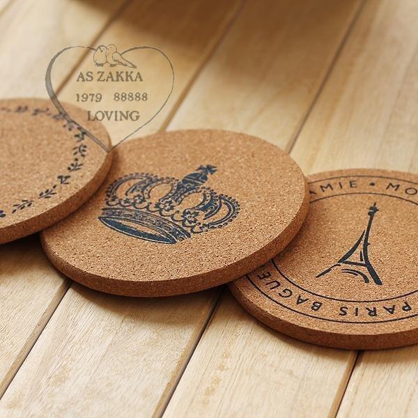 INPHIC-生活雜貨 印花軟木隔熱墊鍋墊杯墊（3個花色2個尺寸）