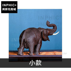 INPHIC-東南亞客廳木雕客廳擺飾泰國桌面藝品擺設大象-小款