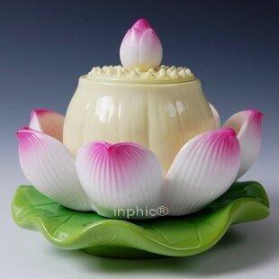 INPHIC-宗教 供奉水杯蓮花聖水杯供水杯香熏爐設佛教用品2款可選