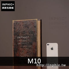 INPHIC-美式書房模擬書辦公室懷舊鄉村擺件復古擺設裝飾品道具書書架-M10