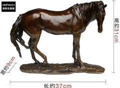 INPHIC-開運 開光純銅馬上封侯辦公室銅馬裝飾品書房工藝品馬