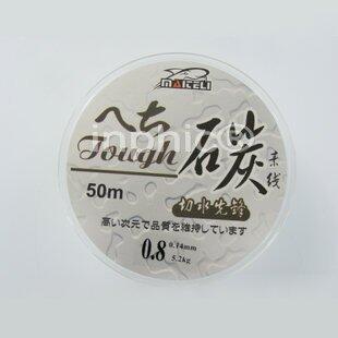 INPHIC-0.8號到3號碳素線50m切水先鋒 線柔軟超尼龍線60%結節強