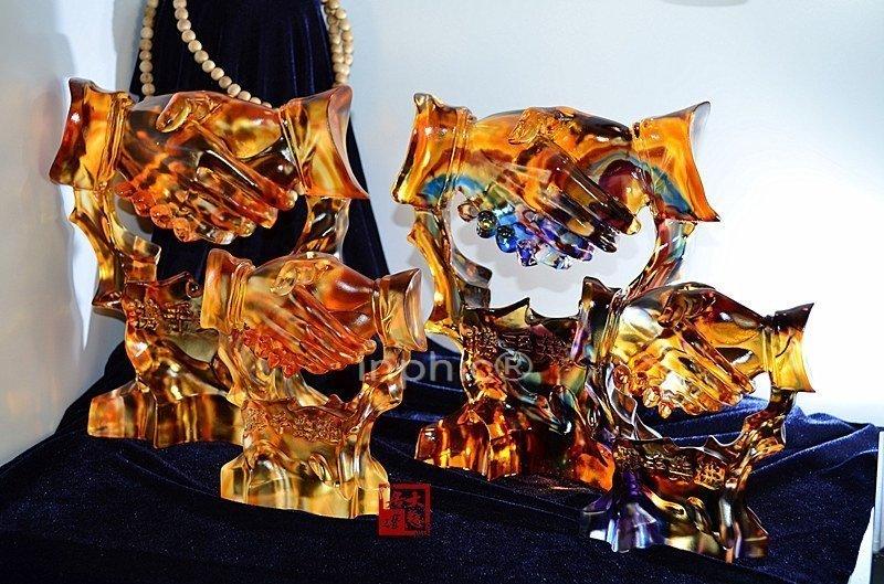 INPHIC-琉璃開光擺件 原裝家庭禮品平安吉祥飾品擺設攜手共進