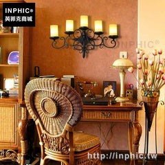INPHIC-壁燈簡約歐美式餐廳現代臥室蠟燭床頭田園