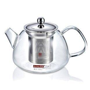 INPHIC-玻璃壺泡茶壺 耐高溫大容量茶壺 不鏽鋼內膽過濾 1000ML