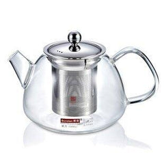 INPHIC-玻璃壺泡茶壺 耐高溫大容量茶壺 不鏽鋼內膽過濾 1000ML