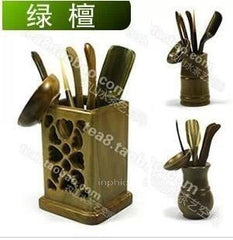 INPHIC-(真正綠檀)茶道六君子組合 功夫茶具茶道配件套組 三款可選
