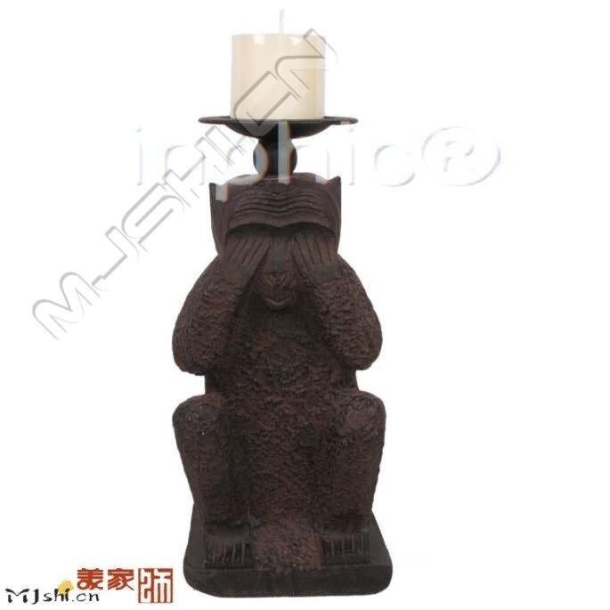 INPHIC-歐式古典宮廷燭臺家居燭臺擺飾燭臺人像燭臺C