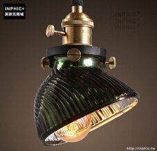 INPHIC- 工業風格復古吊燈美式創意咖啡館酒吧吧臺鍋蓋鳥籠單頭吊燈-F款