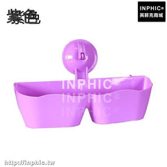 INPHIC-客廳衛浴掛壁式分隔立體鞋架DIY組合衛生間放棉拖鞋子收納架層架-紫色