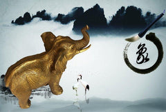 INPHIC-開光大型純銅風水象擺件辦公室家居裝飾工藝品吸財銅大象擺設