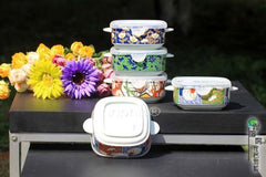 INPHIC-陶瓷餐具伊萬裏附蓋保鮮碗陶瓷碗創意瓷碗沙拉碗飯碗碗