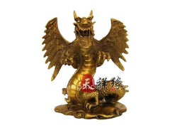 INPHIC-銅飛龍純銅龍擺件風水工藝品翅膀龍鎮宅化煞居家必備擺件飛龍在天