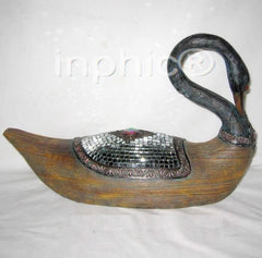 INPHIC-歐式客廳裝飾擺飾傢俱飾品泰國田園家居貼玻天鵝