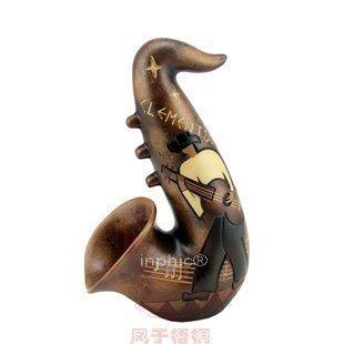 INPHIC-大款薩克斯時尚樂隊原創手工家居陶器陶瓷工藝品
