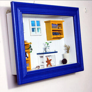 INPHIC-藍色地中海風裝飾框橫款&middot;立體裝飾畫&middot;海洋框居家飾品