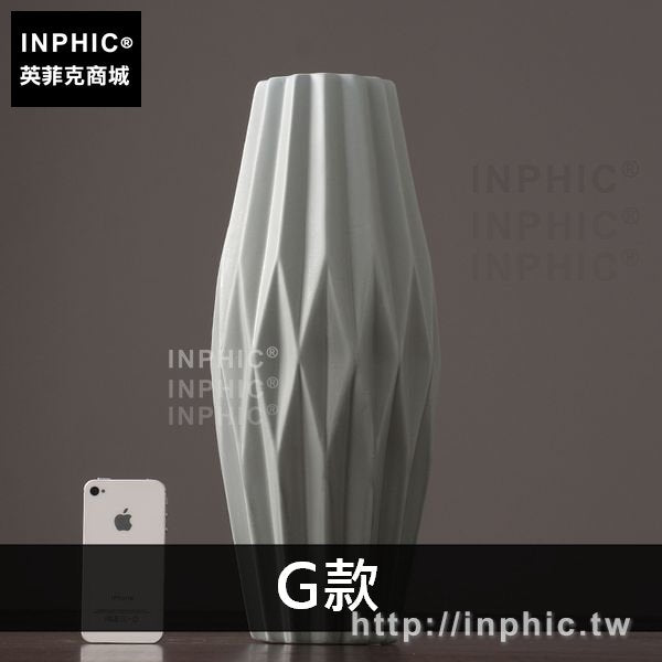 INPHIC-陶瓷裝飾品結婚花瓶餐桌電視櫃家居擺件客廳插花北歐-G款