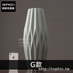 INPHIC-陶瓷裝飾品結婚花瓶餐桌電視櫃家居擺件客廳插花北歐-G款